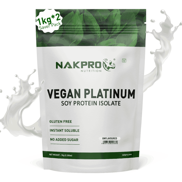 Nakpro vanilla flavor vegan protein powder