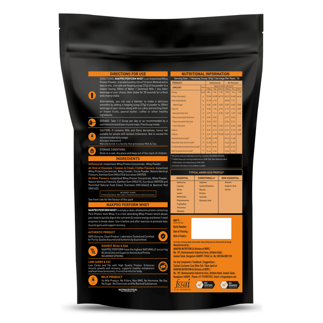 Perform Whey Protein Concentrate