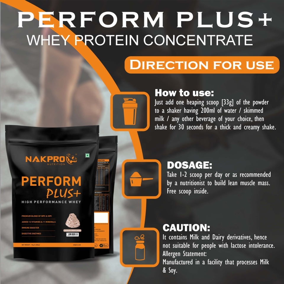 Perform Plus+ Whey Protein Concentrate