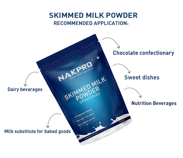 Healthy and nutritious skimmed milk powder