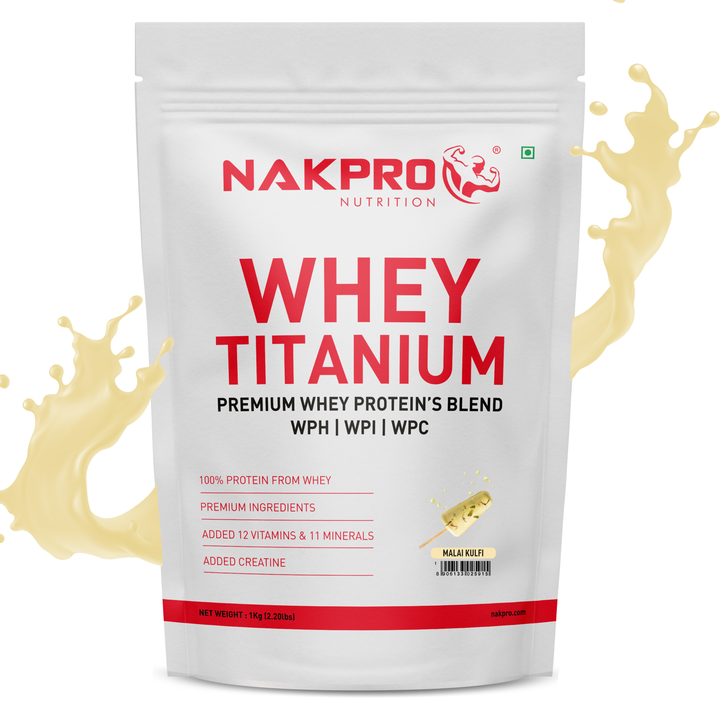 whey titanium protein blend malai kulfi