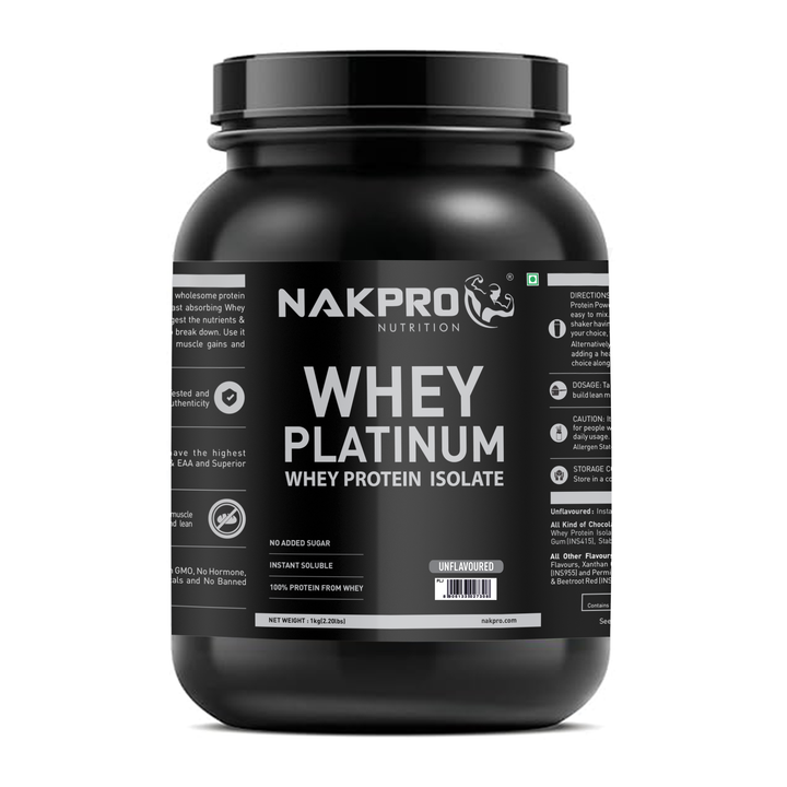 PLATINUM 100% Whey Protein Isolate