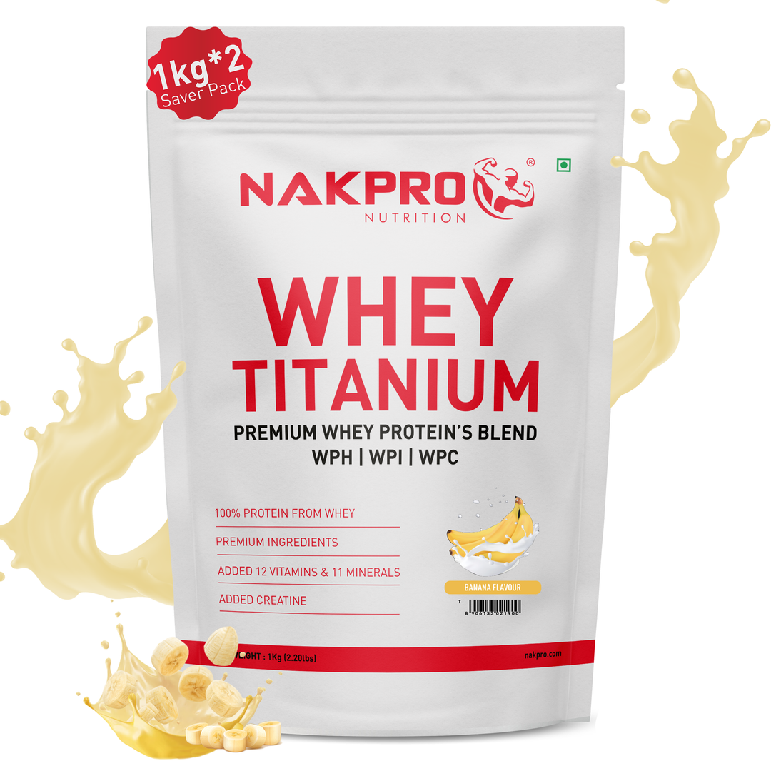 whey titanium blend protein banana 2kg