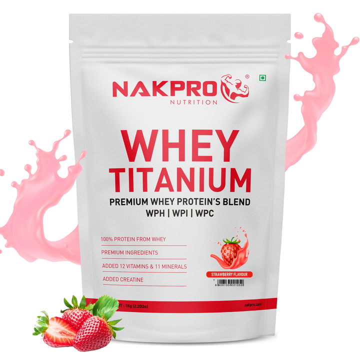 whey titanium blend protein strawberry