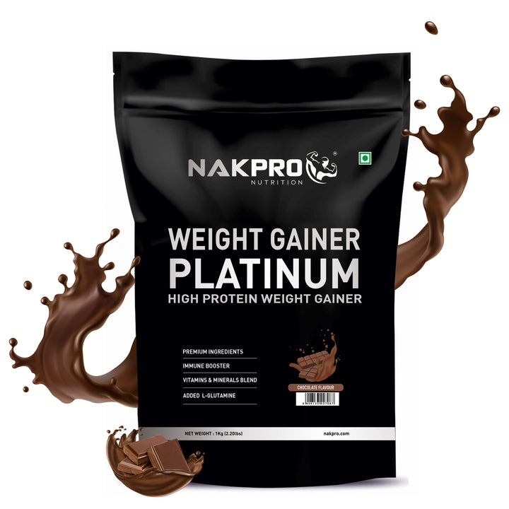 Nakpro chocolate flavor platinum weight gainer