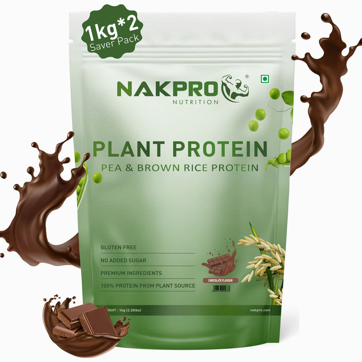 Nakpro chocolate flavor plant protein powder 2kg