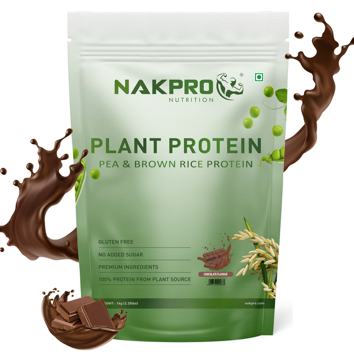 Nakpro chocolate flavor plant protein powder