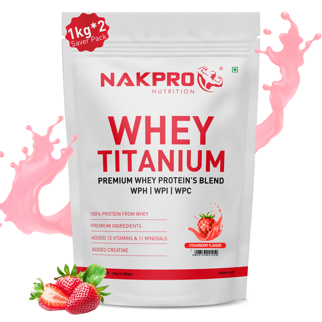 whey titanium blend protein strawberry 2kg