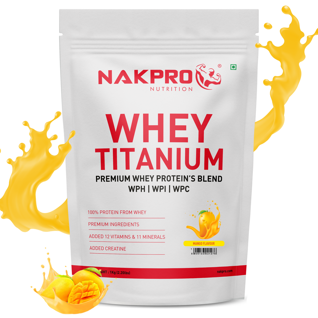 whey titanium protein blend mango