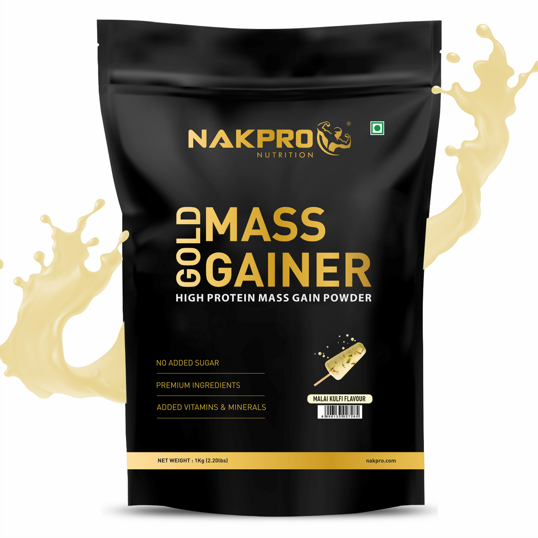 Nakpro malai kulfi flavor gold mass gainer
