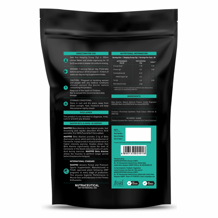Beta Alanine | Amino Acid Supplement