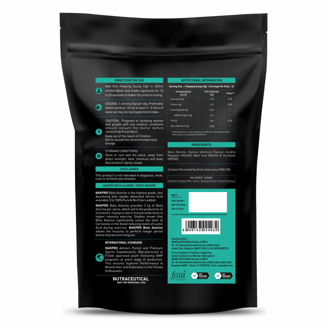 Beta Alanine | Amino Acid Supplement