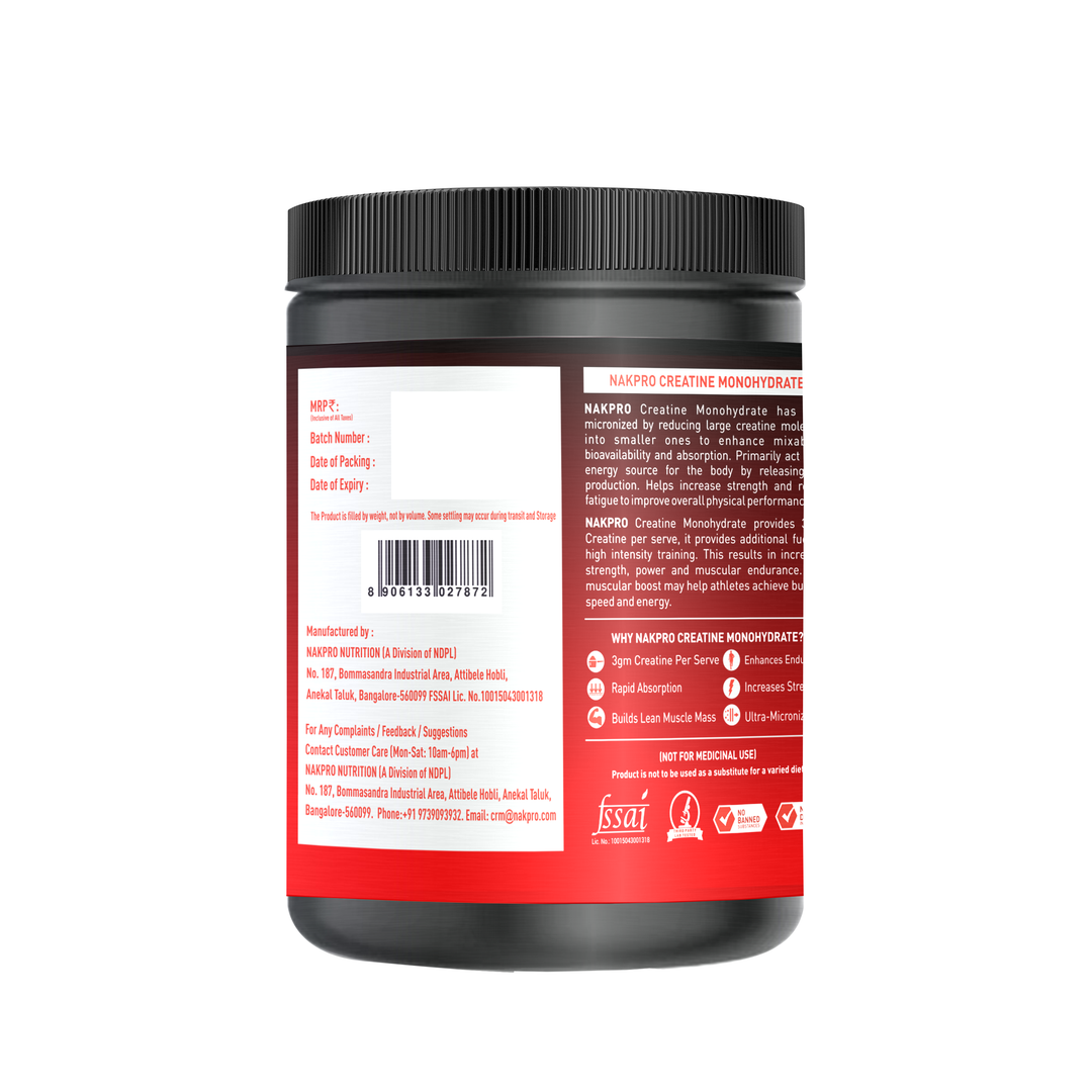 Micronized Creatine Monohydrate (Unflavoured)