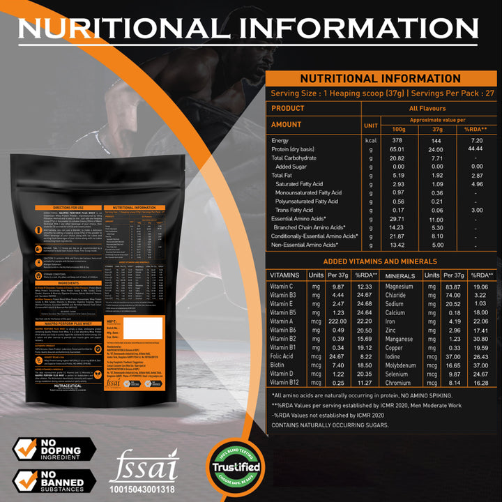 Perform Plus+ Whey Protein Concentrate