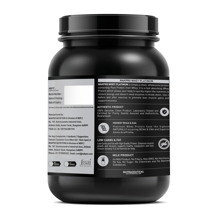 Platinum 100% Whey Protein Isolate