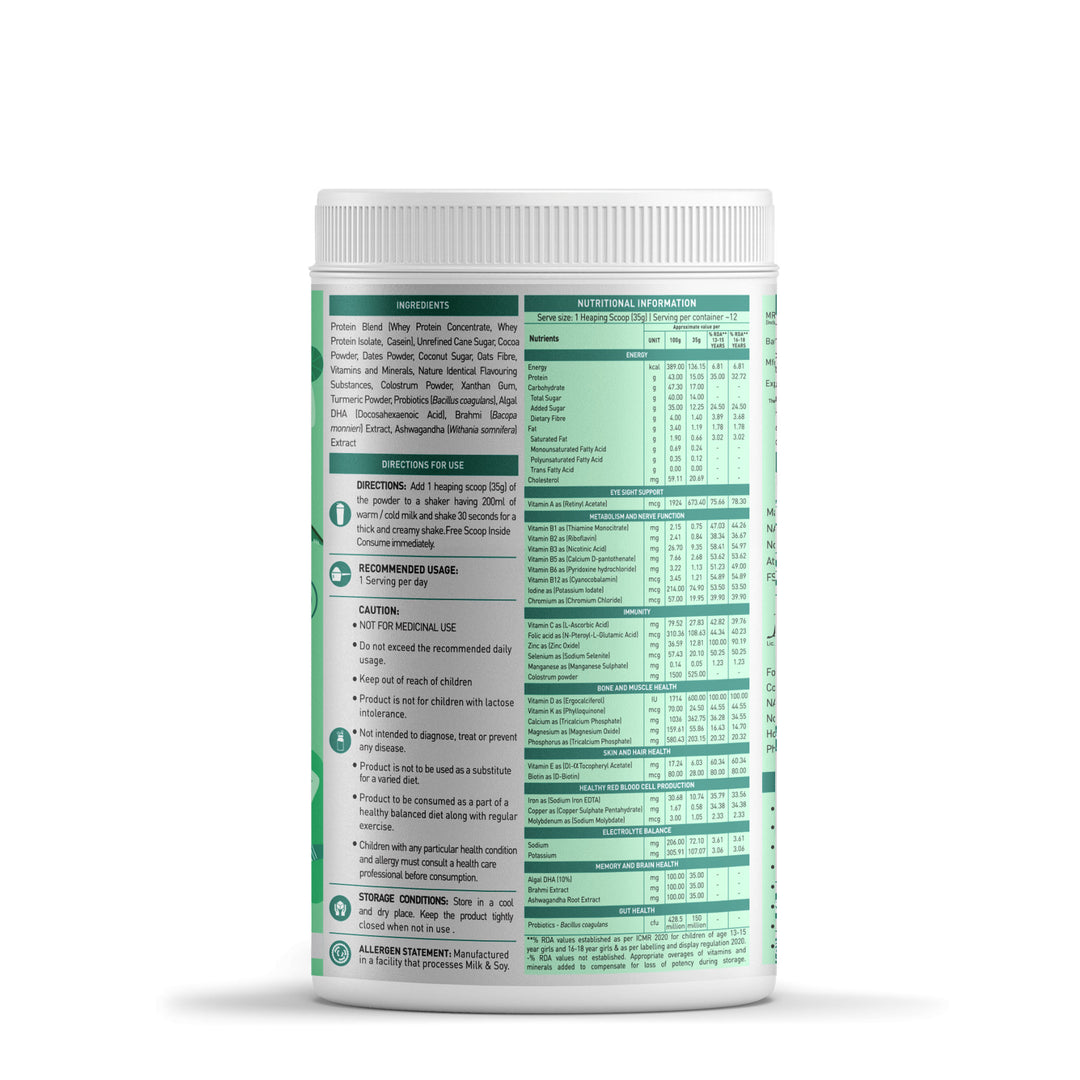 Gen-Z Protein Powder Teenagers