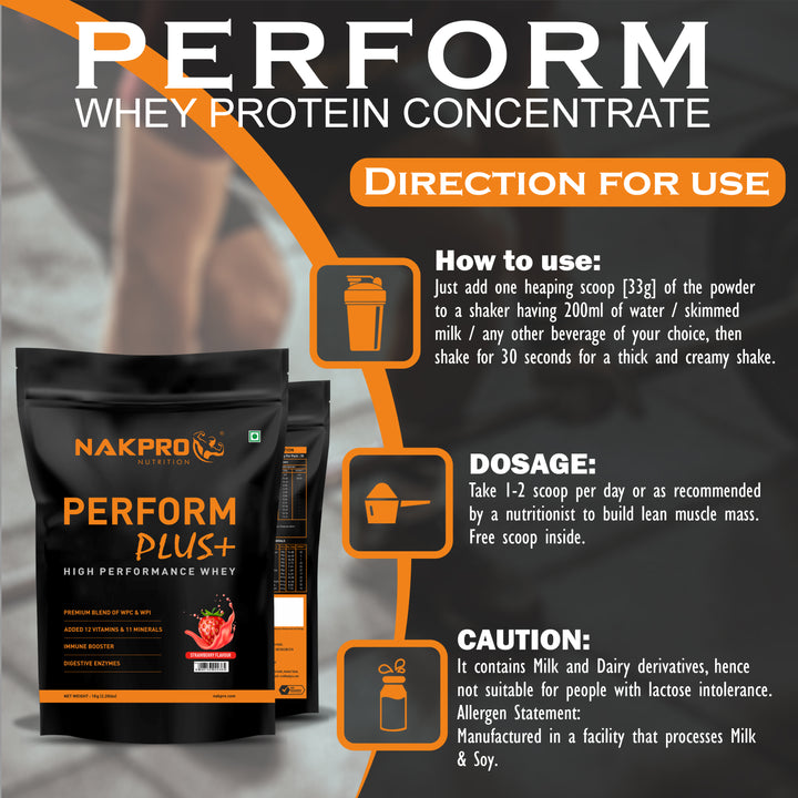 Perform Plus+ Whey Protein Concentrate
