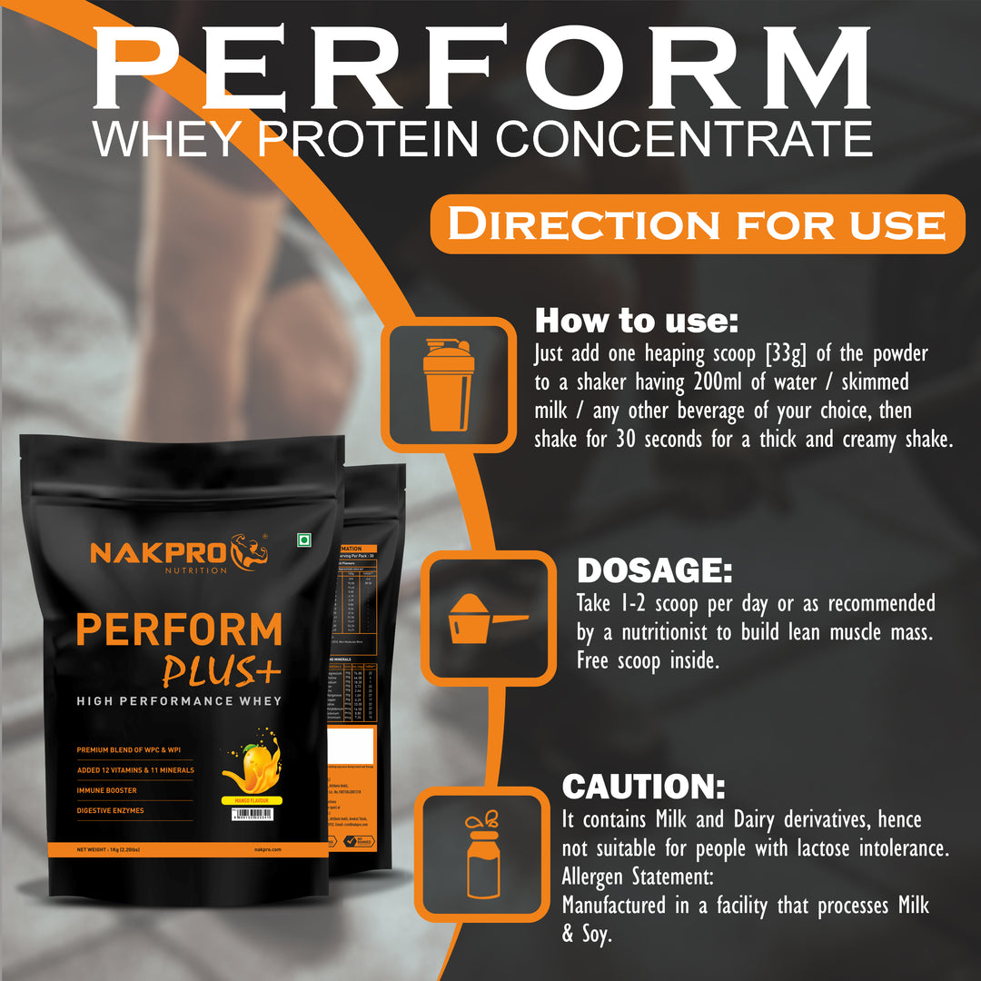 Perform Plus+ Whey Protein Concentrate