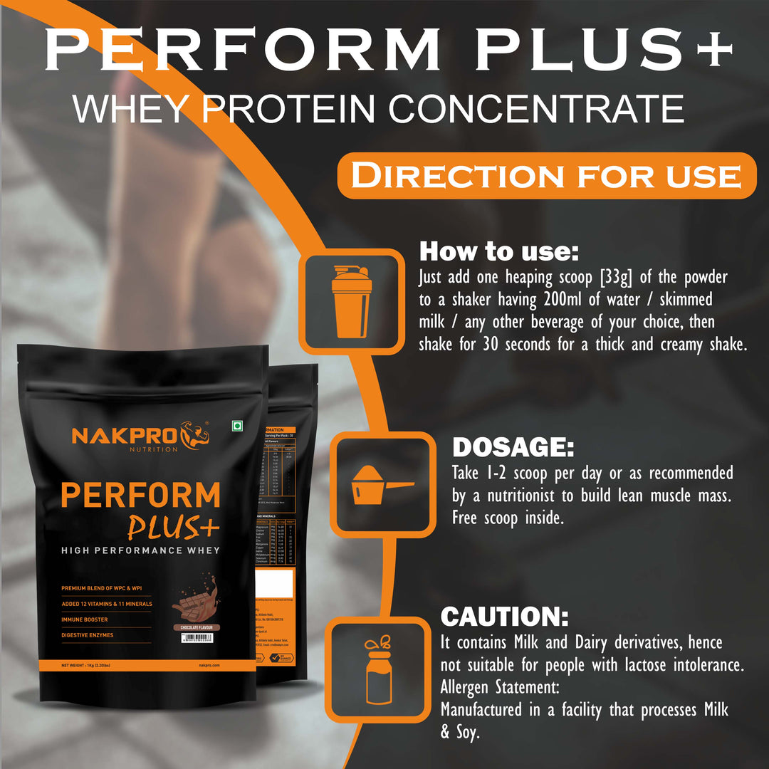 Perform Plus+ Whey Protein Concentrate