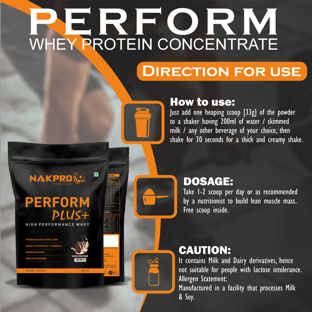 Perform Plus+ Whey Protein Concentrate