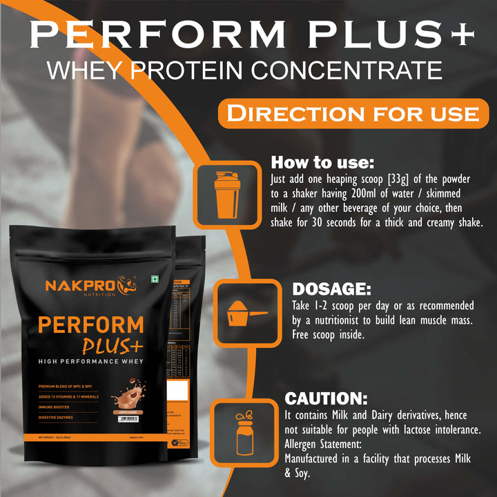 Perform Plus+ Whey Protein Concentrate