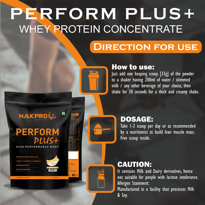 Perform Plus+ Whey Protein Concentrate