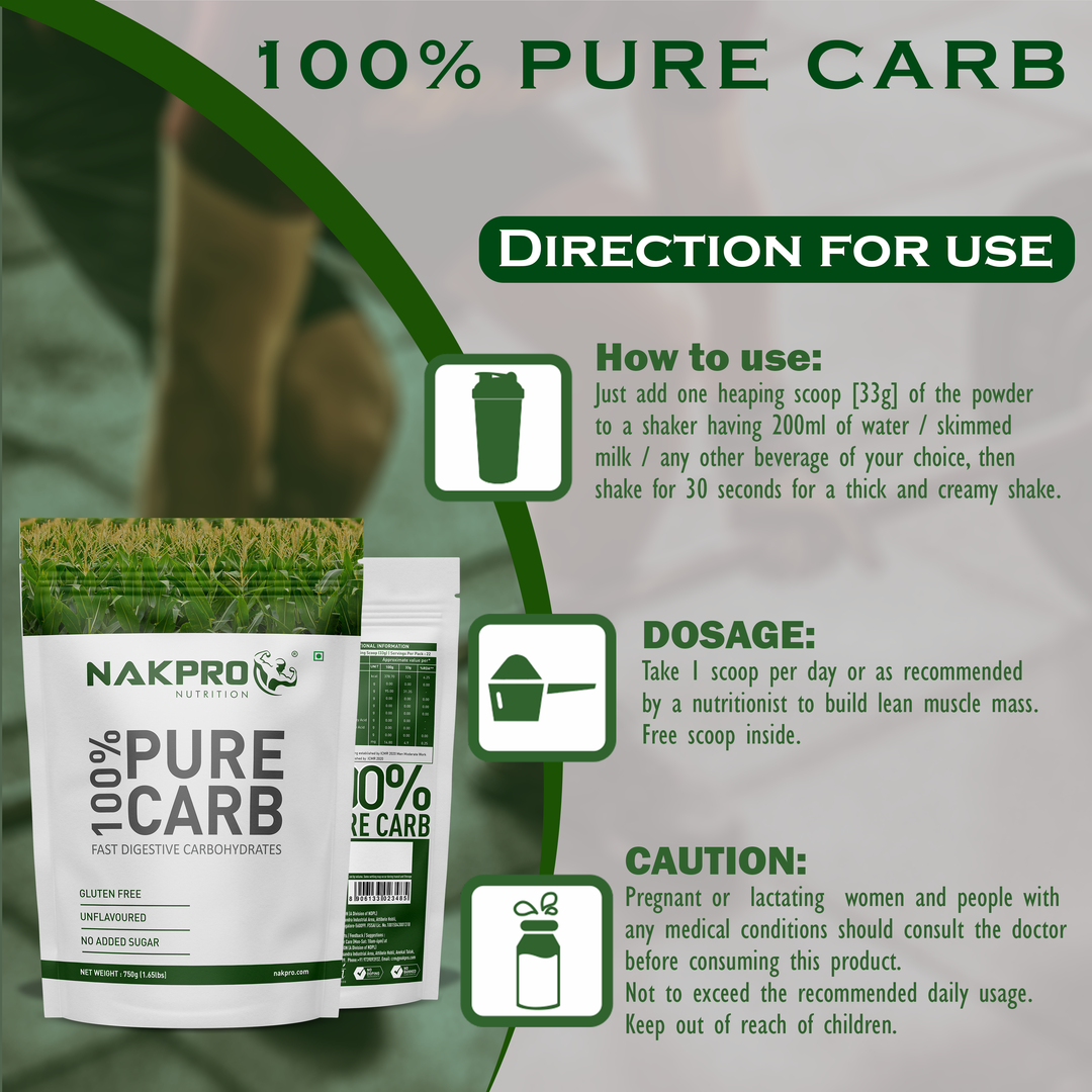 100% Pure Carb | Fast Digestive Carbohydrate