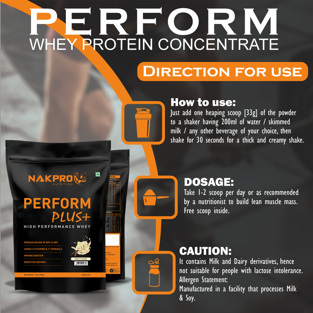 Perform Plus+ Whey Protein Concentrate