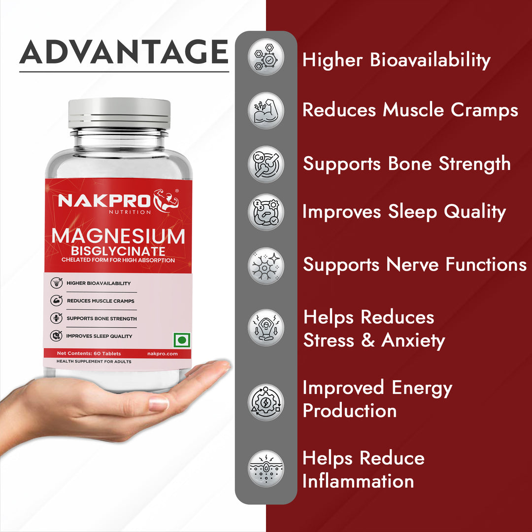 Nakpro Magnesium Bisglycinate Tablet