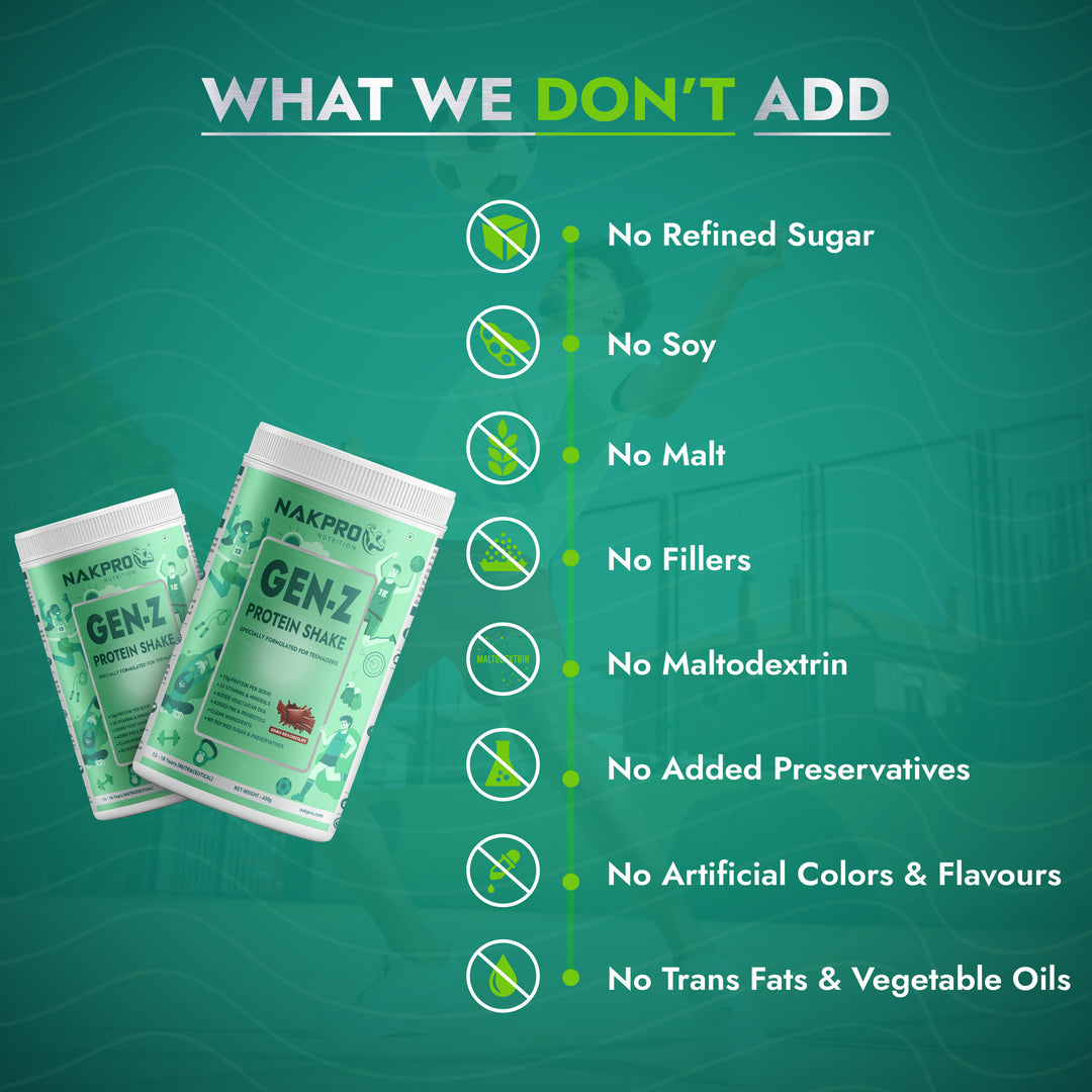 Gen-Z Protein Powder Teenagers