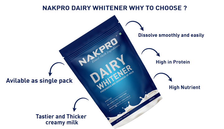 Premium-quality dairy whitener