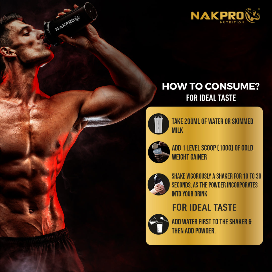 Gold Weight Gainer | High Calorie Weight Gain Powder
