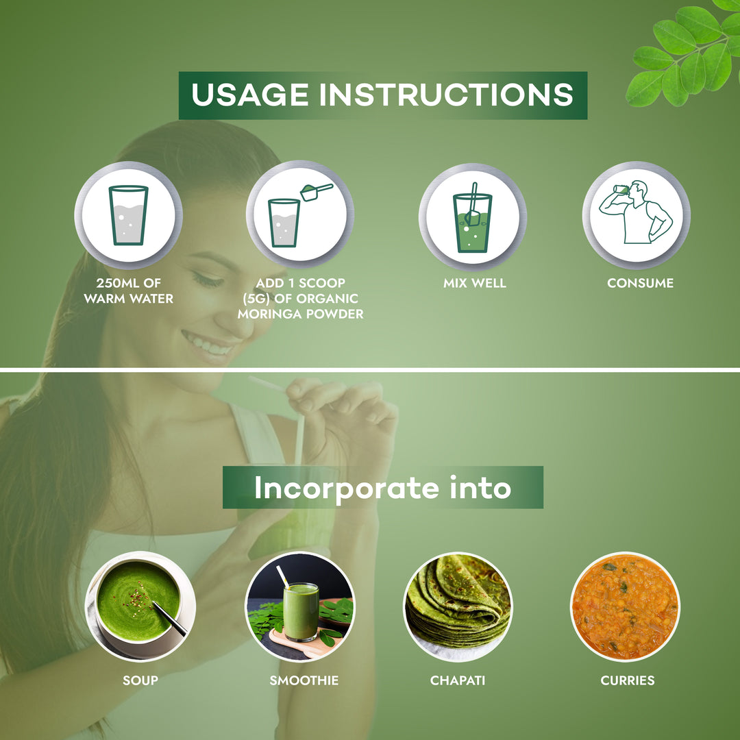 health benefits of Moringa powder