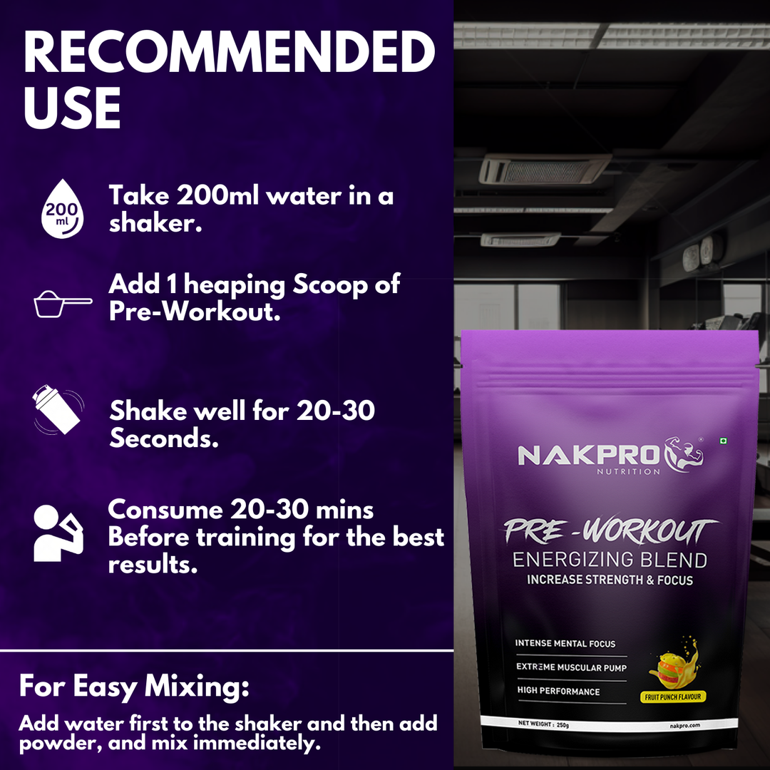 how to use pre workout supplements