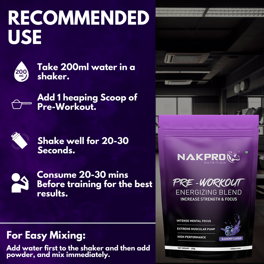 how to use pre workout supplements