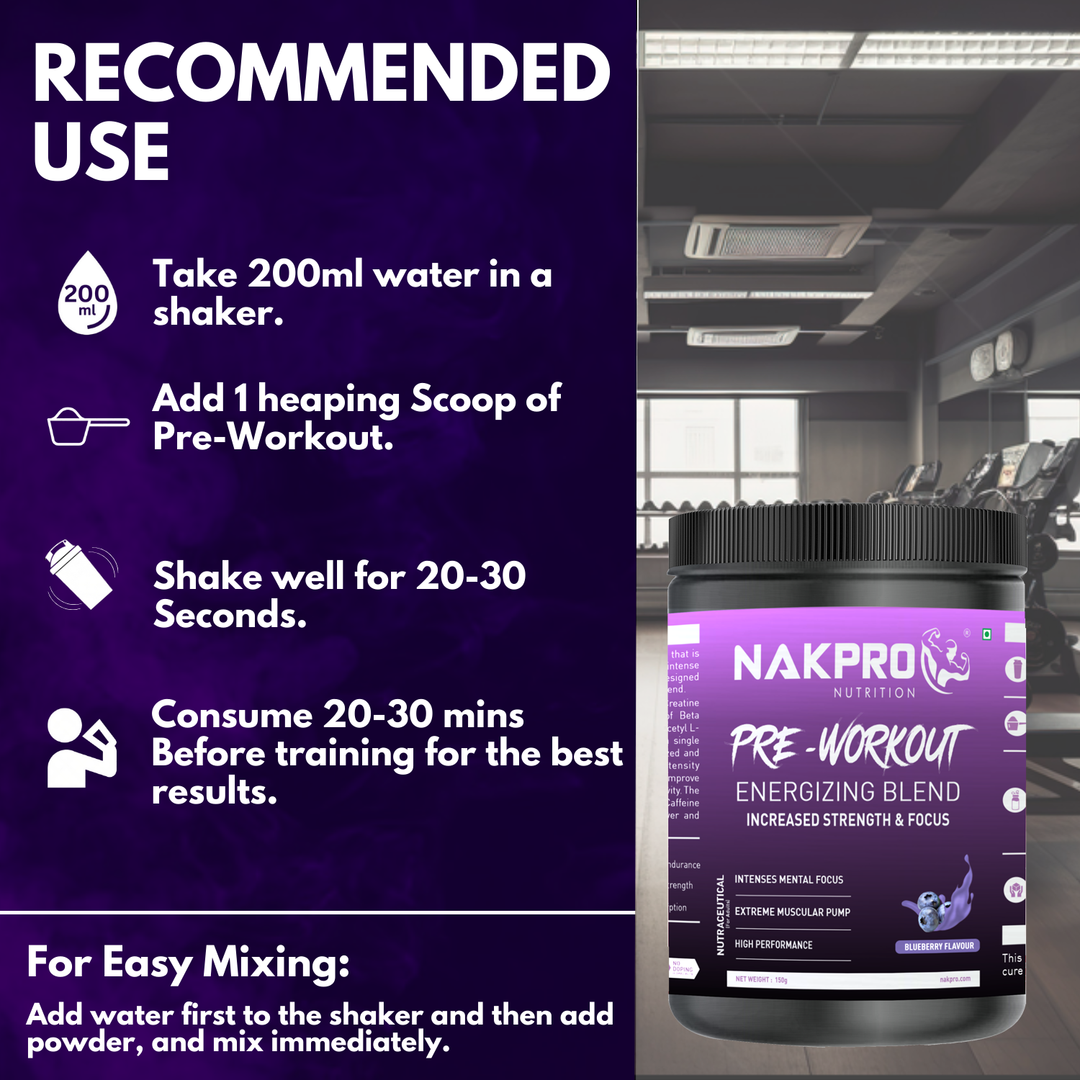 how to use pre workout