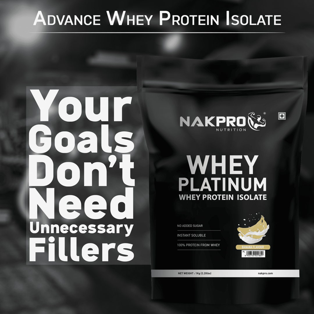 Nakpro Platinum Whey Protein With Creatine Monohydrate