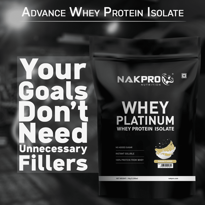 Nakpro Platinum Whey Protein With Creatine Monohydrate
