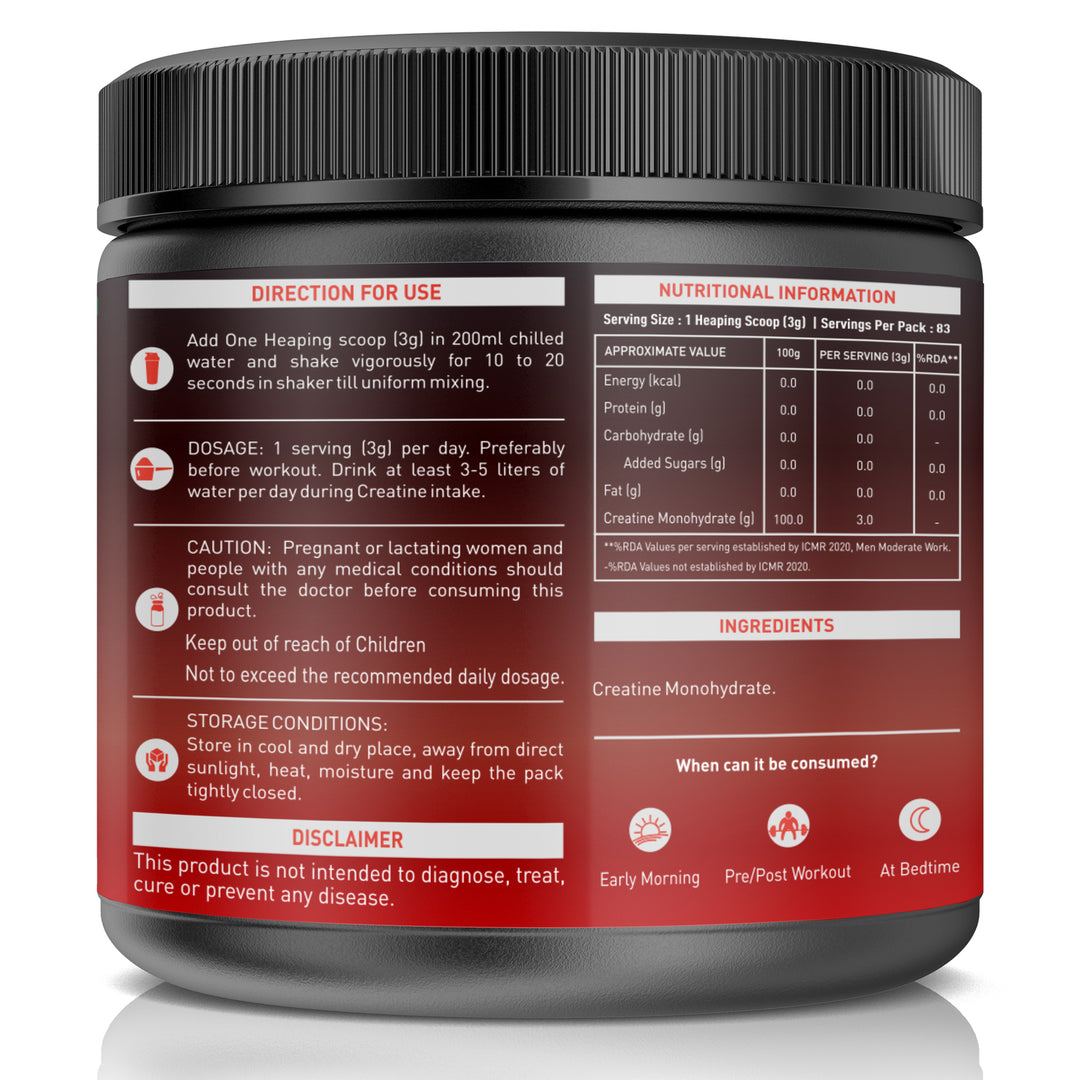Micronized Creatine Monohydrate (Unflavoured)