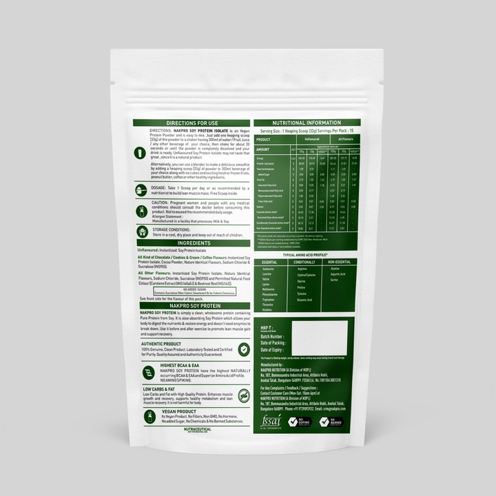 vegan protein powder nutrition facts