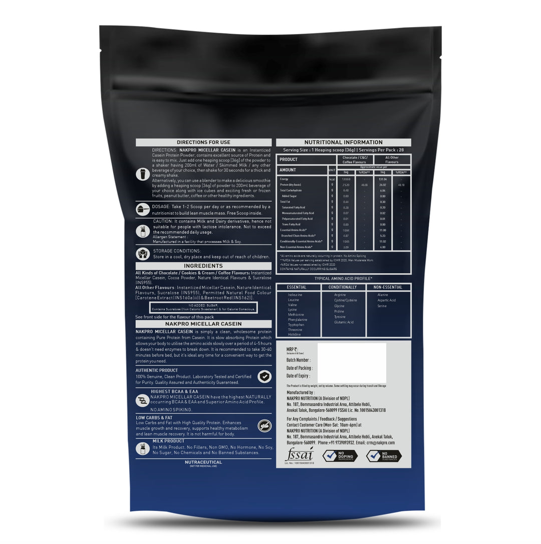 Micellar Casein Protein Powder