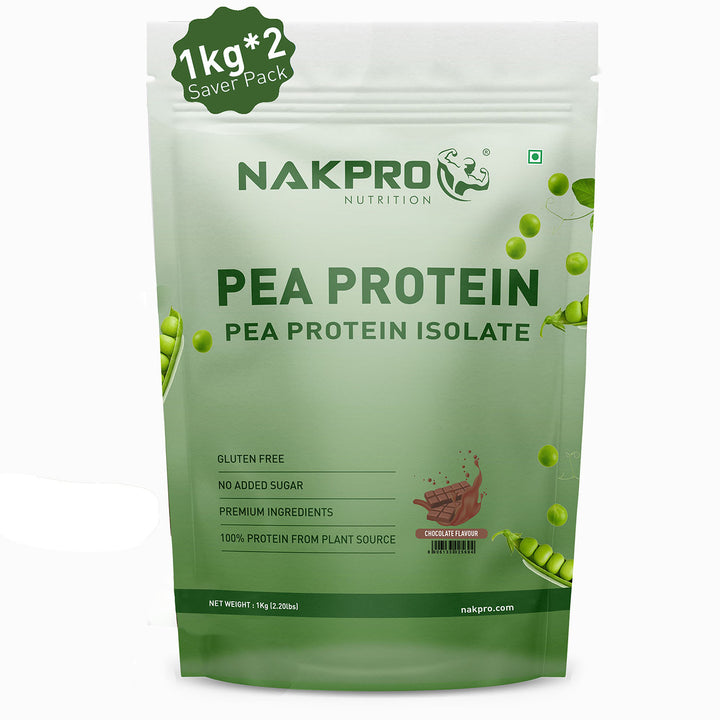 Nakpro chocolate flavor pea protein powder