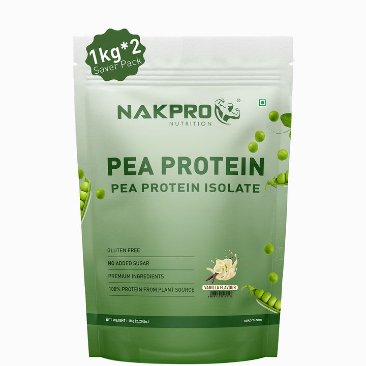 Nakpro vanilla flavor pea protein powder