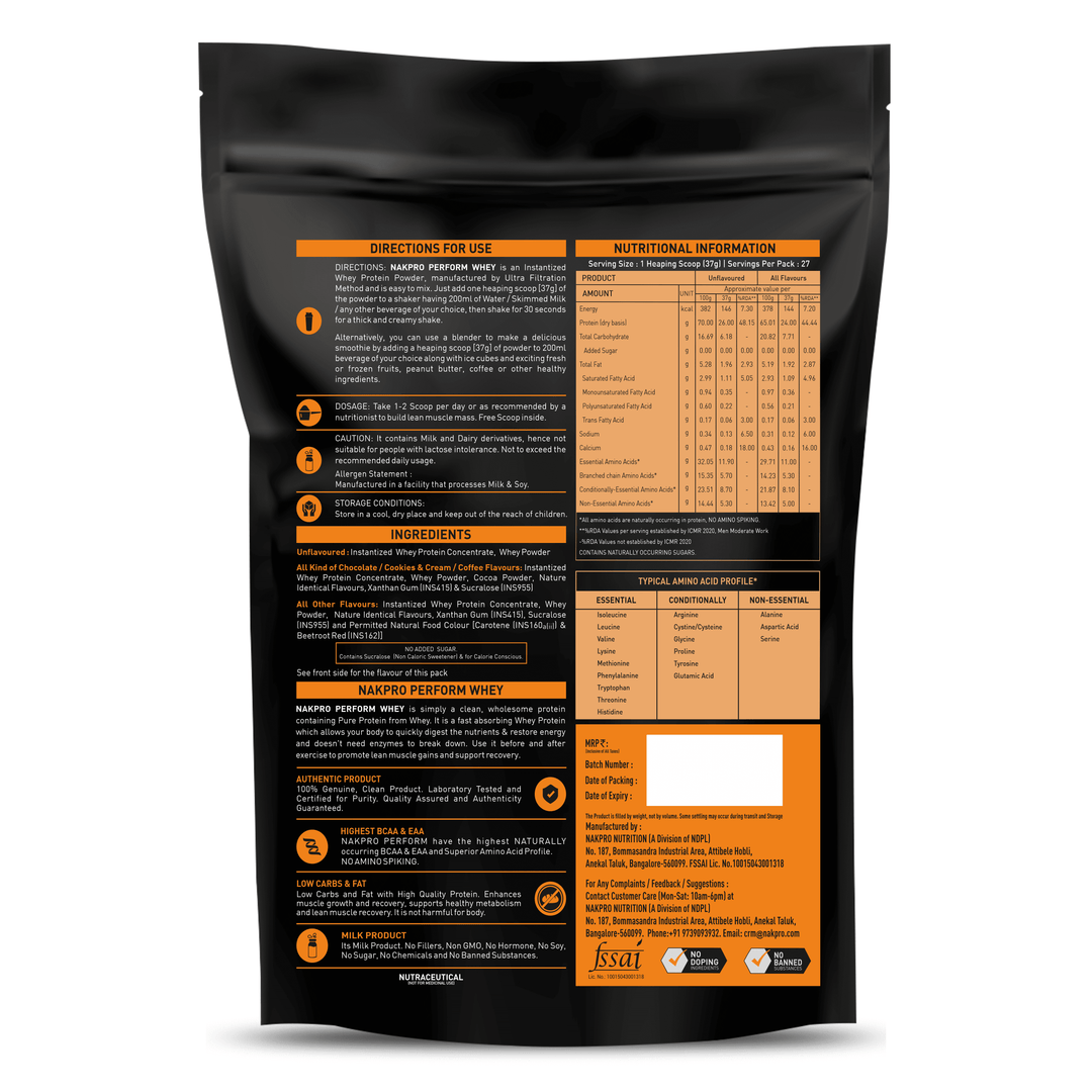 Perform Whey Protein Concentrate