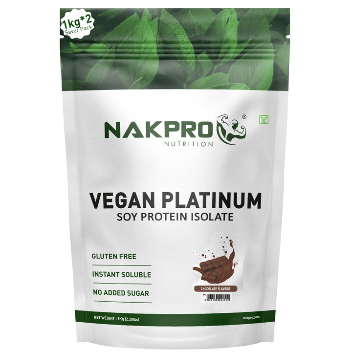 Nakpro chocolate flavor vegan protein powder