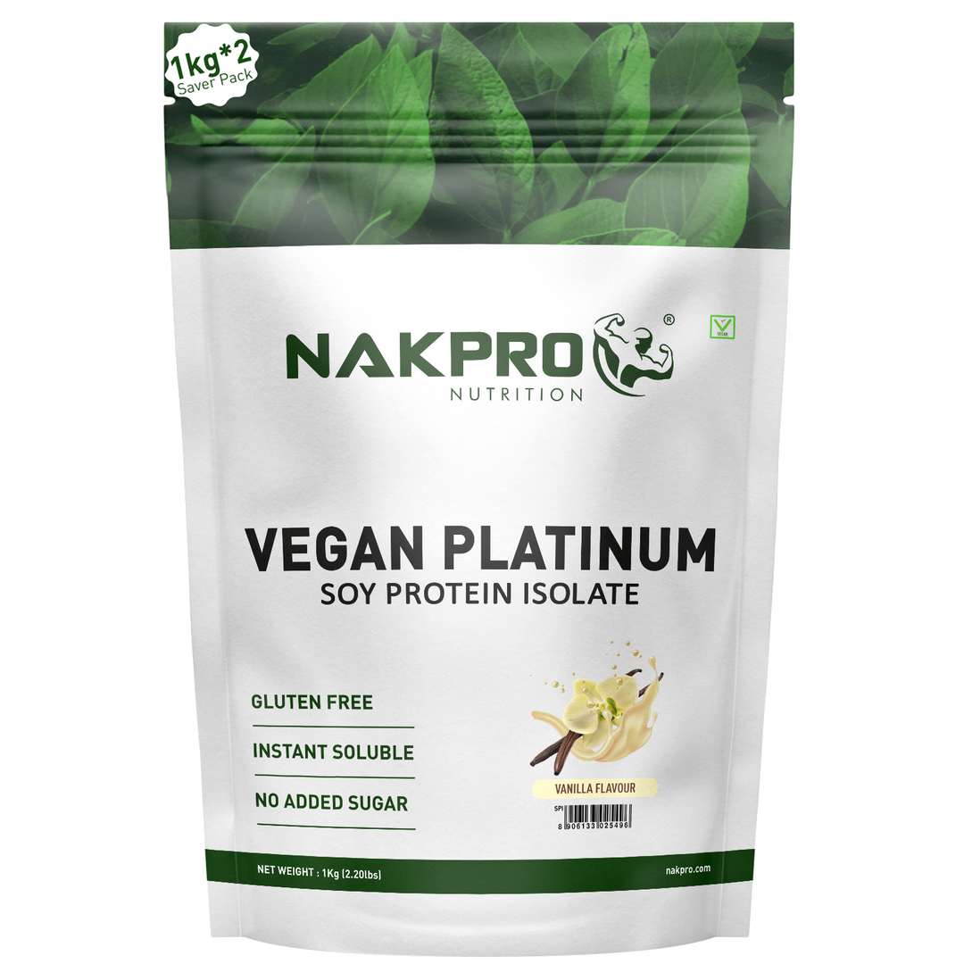 Nakpro vanilla flavor vegan protein powder