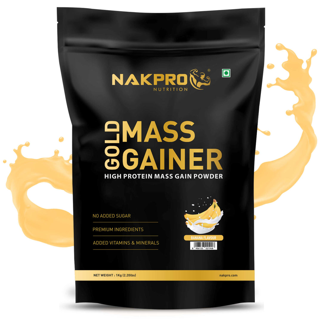 Nakpro banana flavor gold mass gainer