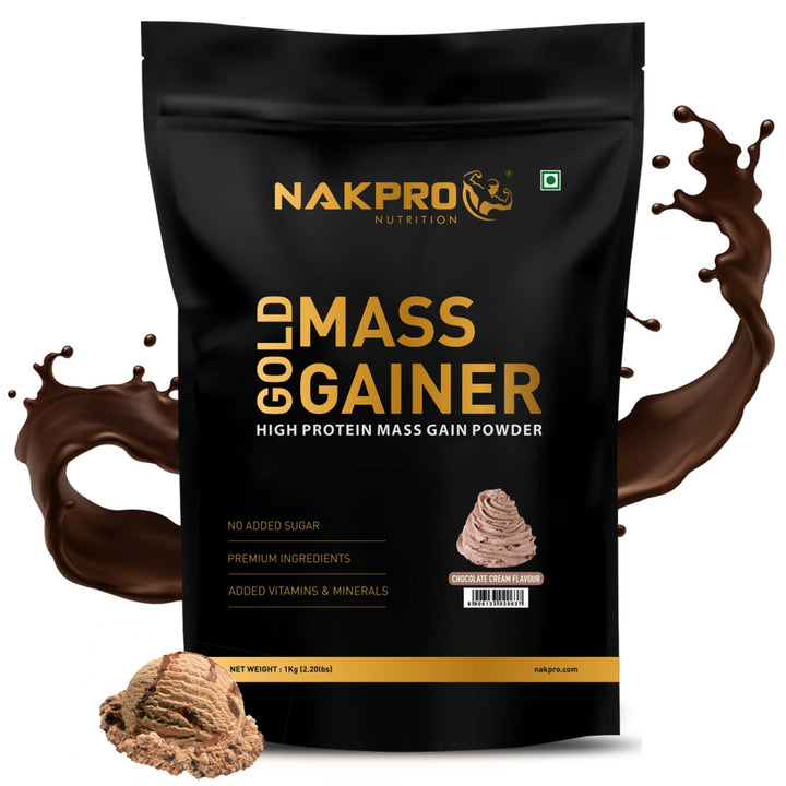 Nakpro cream chocolate flavor gold mass gainer