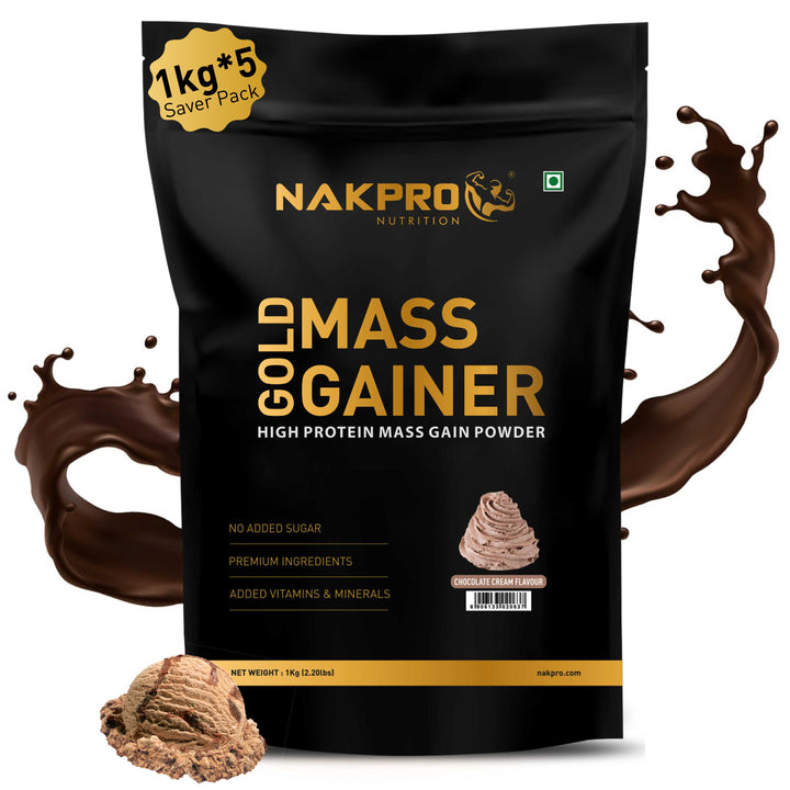 Nakpro cream chocolate flavor gold mass gainer