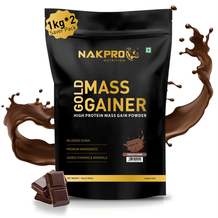 Nakpro chocolate flavor gold mass gainer